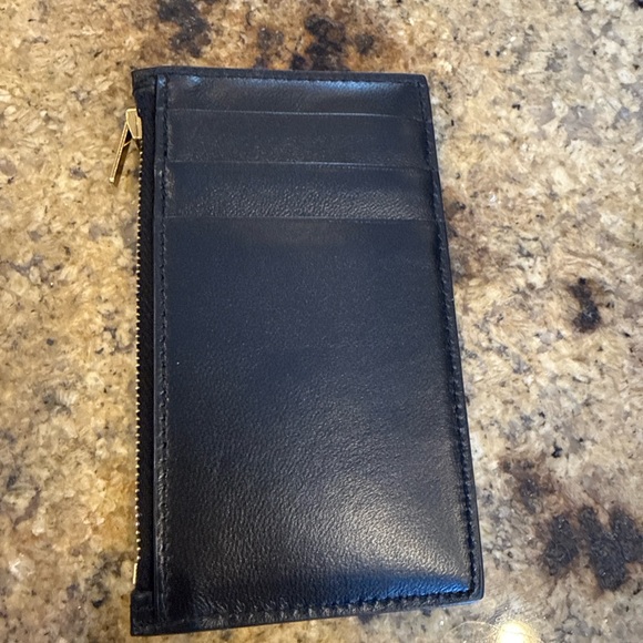 Saint Laurent leather zip card holder - Picture 3 of 3